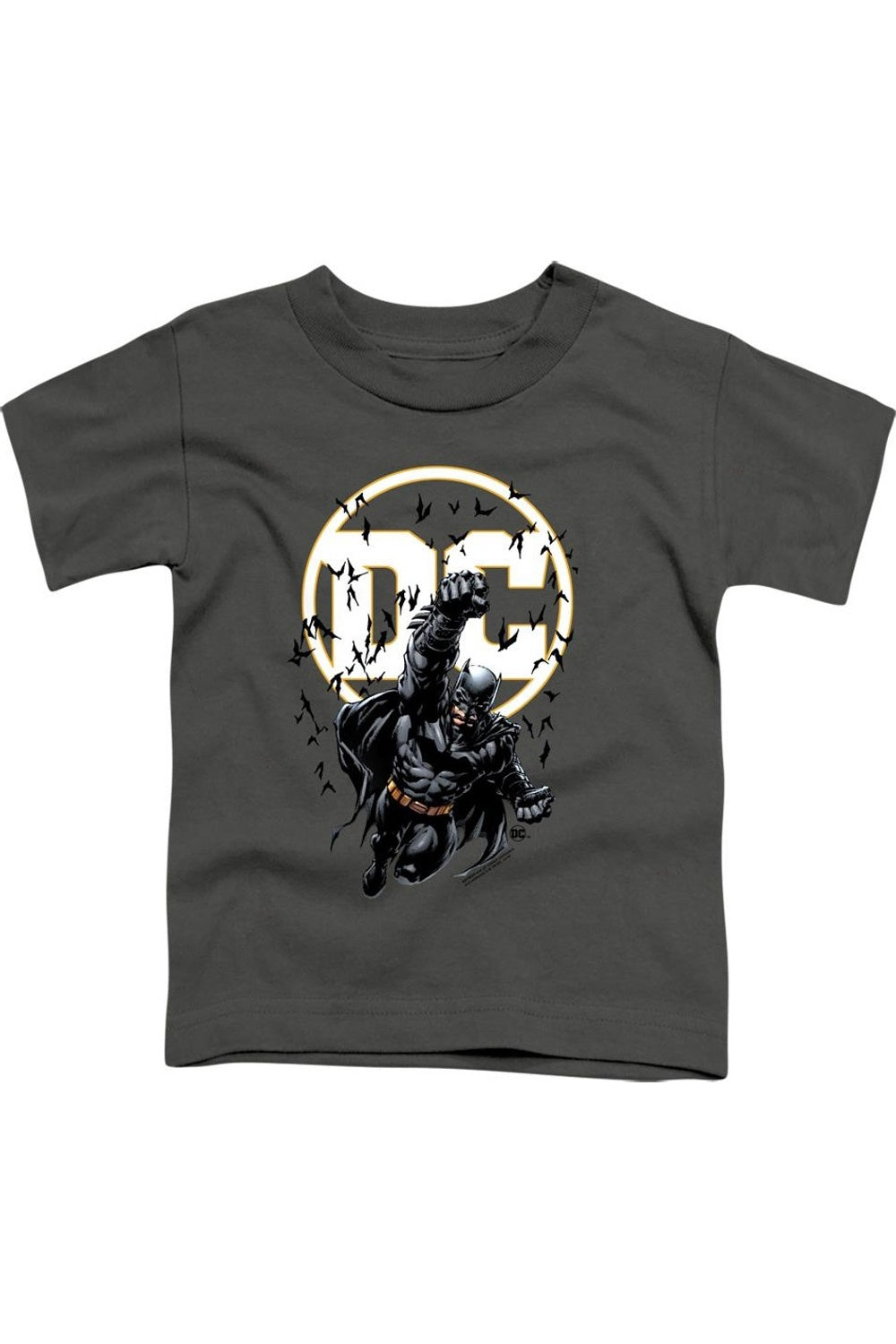 Футболка с коротким рукавом для малышей Batman DC Comics Gildan, Charcoal 
Футболка с коротким рукавом для малышей Batman DC Comics Gildan, Charcoal