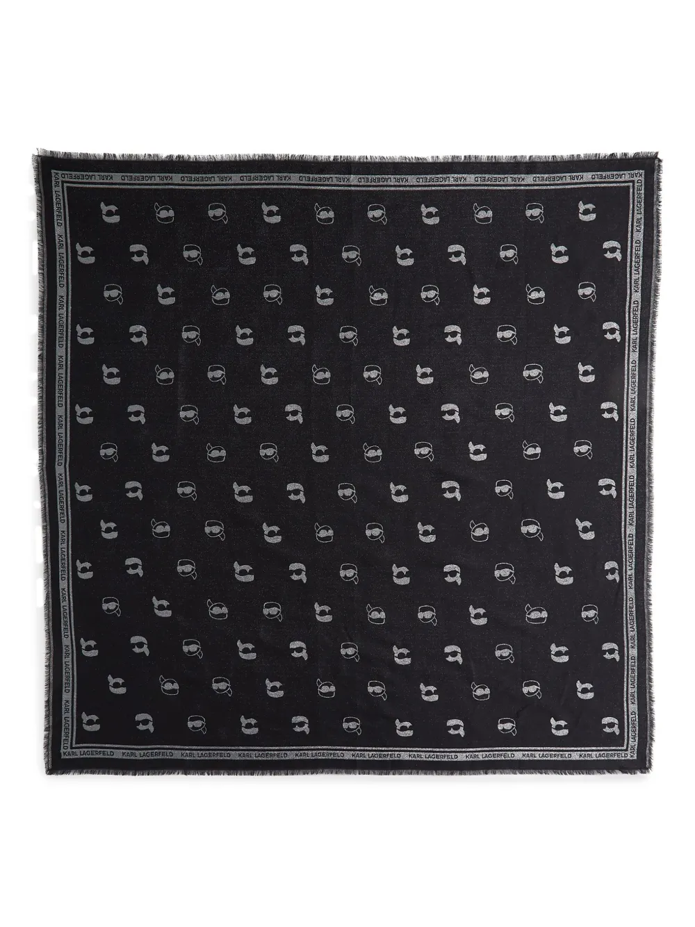 Жаккардовый шарф Ikon KARL LAGERFELD, черный
Жаккардовый шарф Ikon KARL LAGERFELD, черный