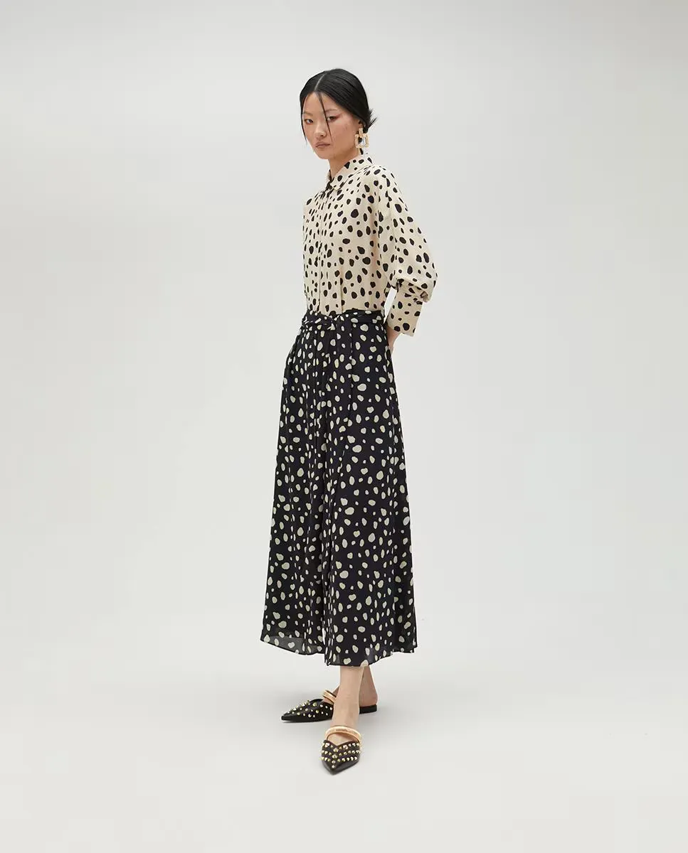 Двухцветное длинное платье Lola Casademunt, черный
Двухцветное длинное платье Lola Casademunt, черный