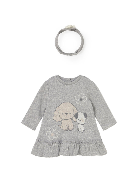 Повседневное платье regular fit 2809 Mayoral, серый
Повседневное платье regular fit 2809 Mayoral, серый