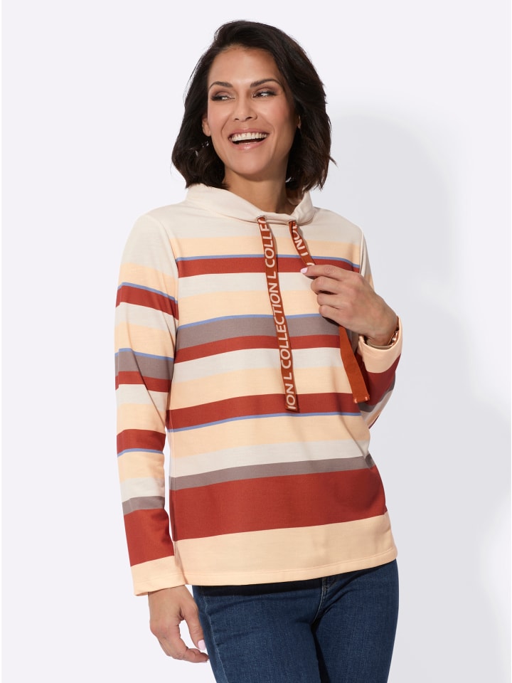 Толстовка в полоску цвета слоновой кости, ржаво-красного цвета WITT WEIDEN
Толстовка в полоску цвета слоновой кости, ржаво-красного цвета WITT WEIDEN