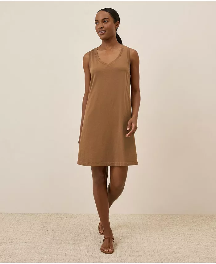Женское платье-майка A-Line из мягкого органического хлопка Softspun Pact, коричневый
Женское платье-майка A-Line из мягкого органического хлопка Softspun Pact, коричневый
