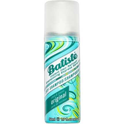 Чистый и классический оригинальный сухой шампунь 50мл, Batiste
Чистый и классический оригинальный сухой шампунь 50мл, Batiste