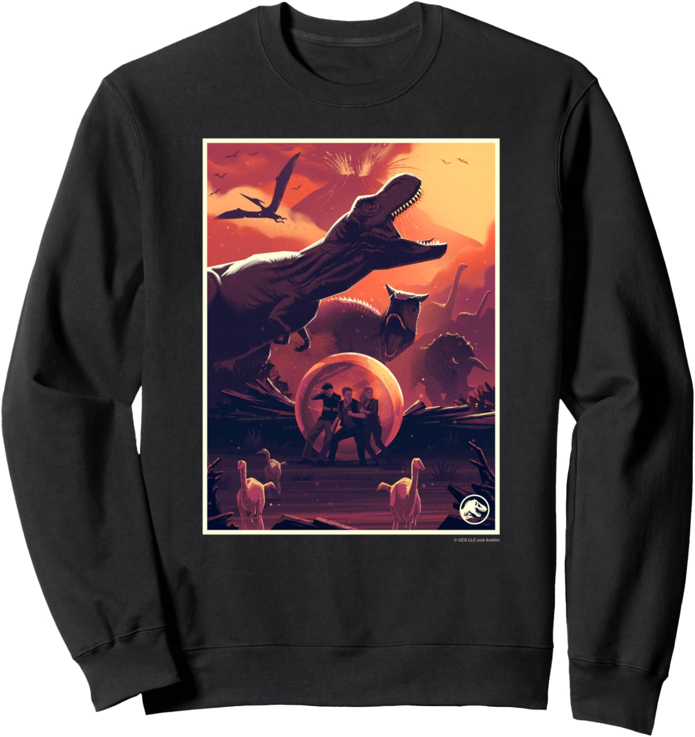 Толстовка Jurassic World ERUPTION Jurassic Park, черный
Толстовка Jurassic World ERUPTION Jurassic Park, черный