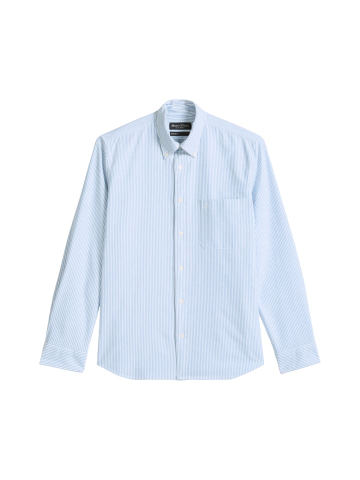 Рубашка Оксфорд, обычная, темно-синего цвета Marc O'Polo
Рубашка Оксфорд, обычная, темно-синего цвета Marc O'Polo