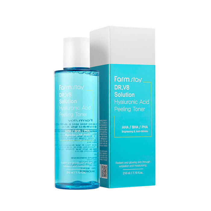 Farmstay DR-V8, Кислотный отшелушивающий тоник с гиалуроном, 210 мл
Farmstay DR-V8, Кислотный отшелушивающий тоник с гиалуроном, 210 мл