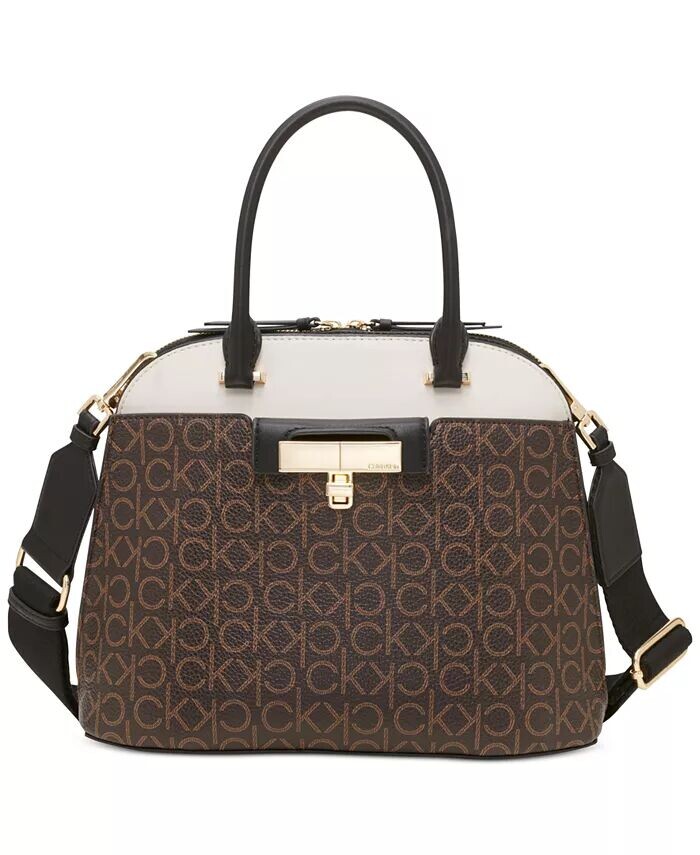 Сумка-трансформер Becky Signature с куполом и поворотным замком Calvin Klein, коричневый
Сумка-трансформер Becky Signature с куполом и поворотным замком Calvin Klein, коричневый