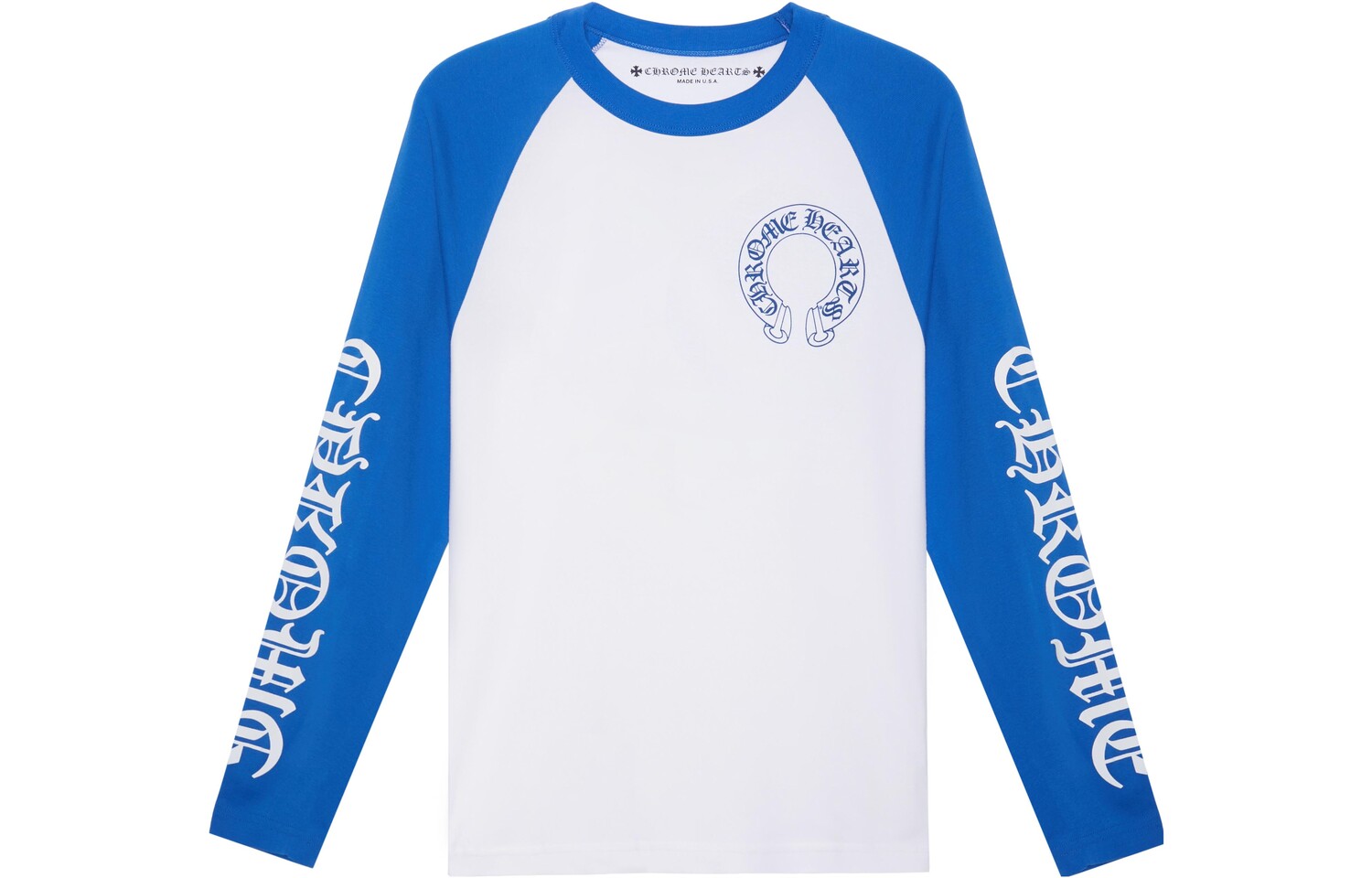 Футболка унисекс Chrome Hearts, голубой/белый
Футболка унисекс Chrome Hearts, голубой/белый