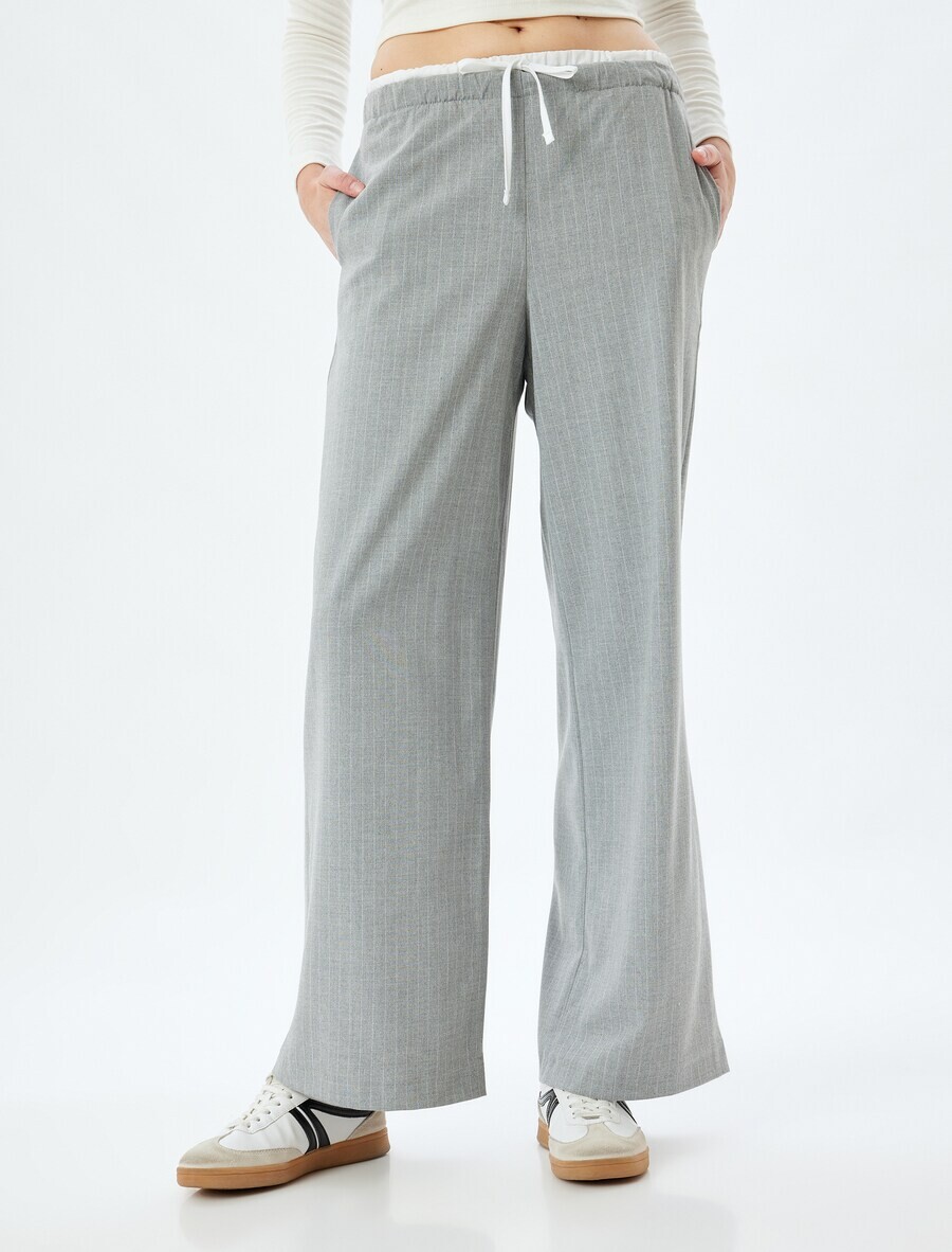 Тканевые брюки Koton Wide leg Pants, серый
Тканевые брюки Koton Wide leg Pants, серый