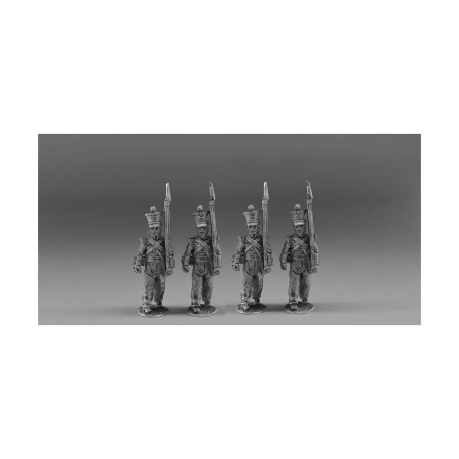 Пехотный фланг с коати и кивером с колокольчиком, First Afghan War - British Army (28mm)
Пехотный фланг с коати и кивером с колокольчиком, First Afghan War - British Army (28mm)