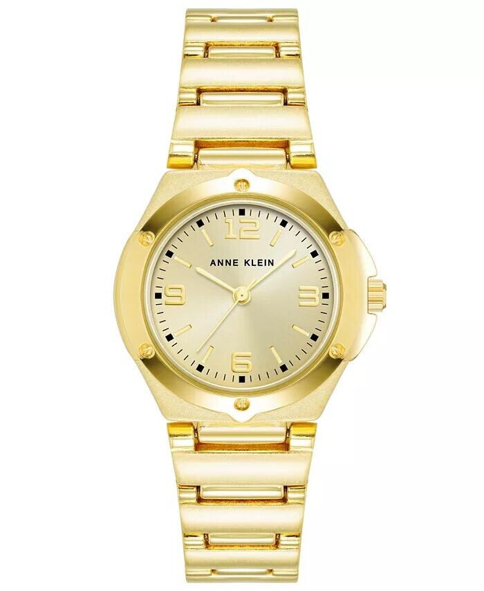 Женские кварцевые часы-браслет из золотистого сплава, 29 мм Anne Klein, мультиколор
Женские кварцевые часы-браслет из золотистого сплава, 29 мм Anne Klein, мультиколор