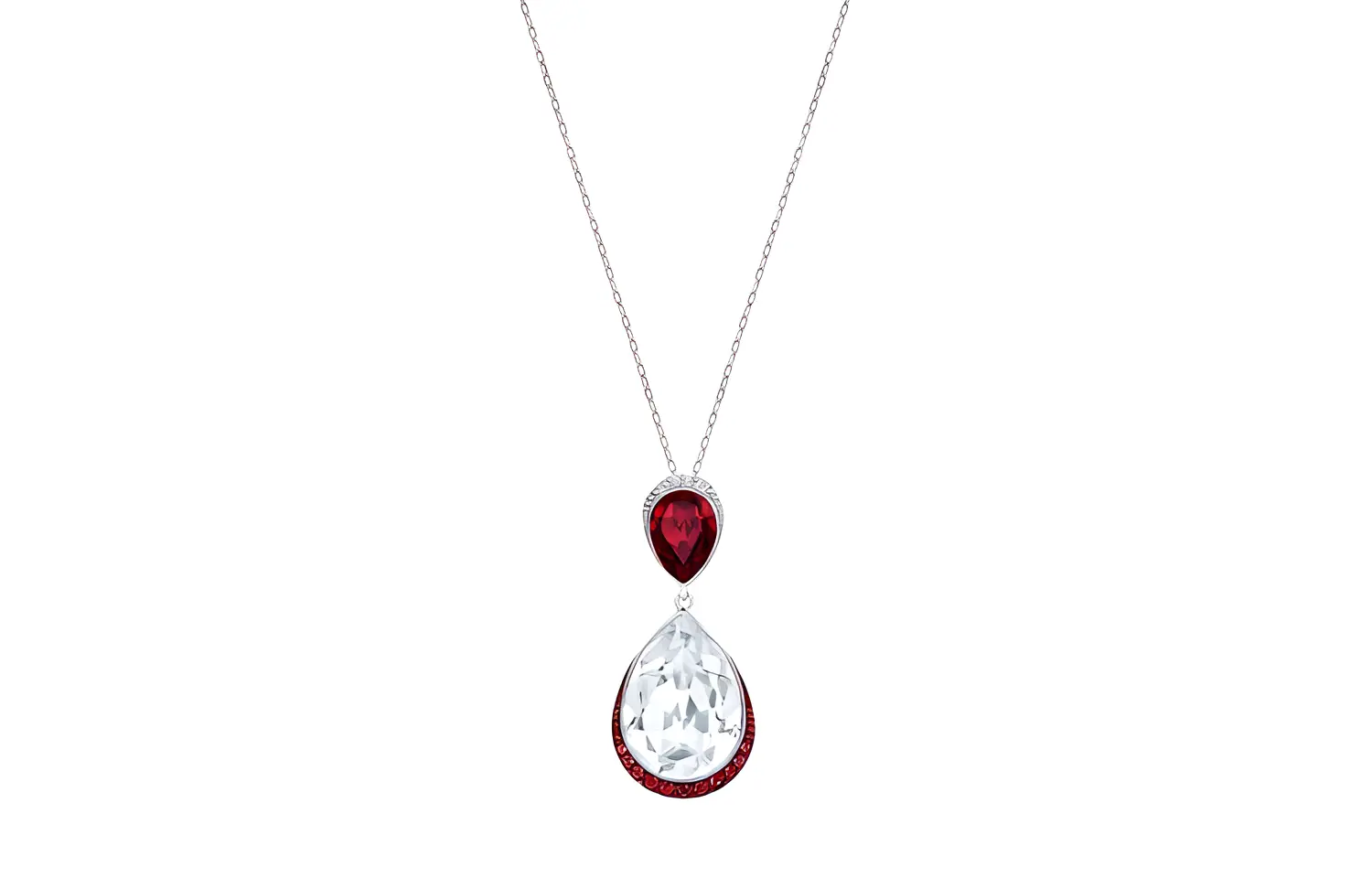 Металлическое ожерелье для женщин Swarovski, серебро
Металлическое ожерелье для женщин Swarovski, серебро