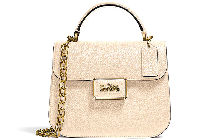 COACH Кожаная сумка с цепочкой
COACH Кожаная сумка с цепочкой