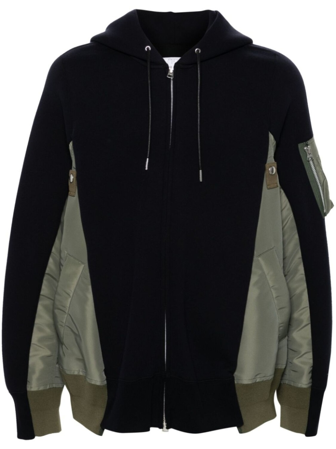 Sacai толстовка с капюшоном в стиле колор-блок, синий
Sacai толстовка с капюшоном в стиле колор-блок, синий