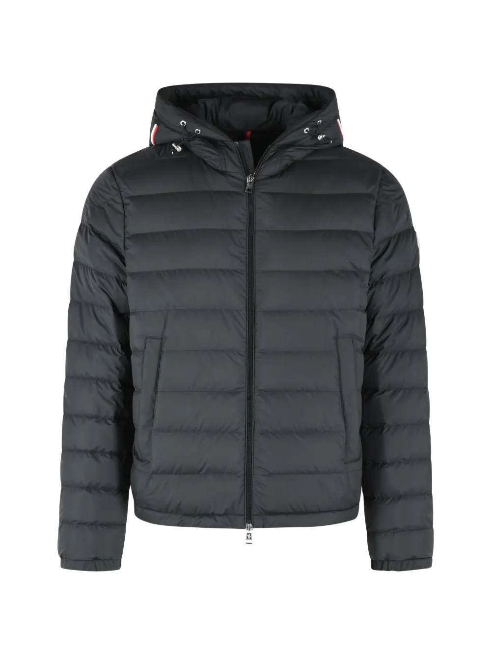 Стеганая куртка Vermeille с капюшоном и молнией Moncler, черный
Стеганая куртка Vermeille с капюшоном и молнией Moncler, черный