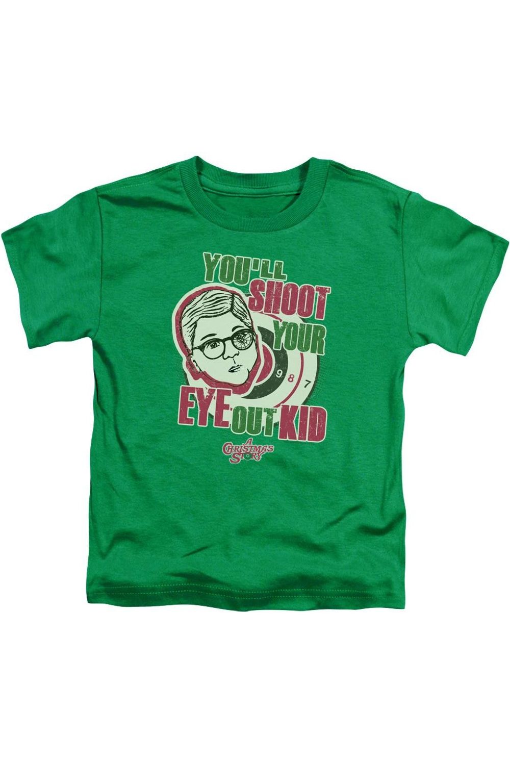 Детская футболка с коротким рукавом «Рождественская история: Ты выстрелишь себе в глаз» Gildan, зеленый
Детская футболка с коротким рукавом «Рождественская история: Ты выстрелишь себе в глаз» Gildan, зеленый