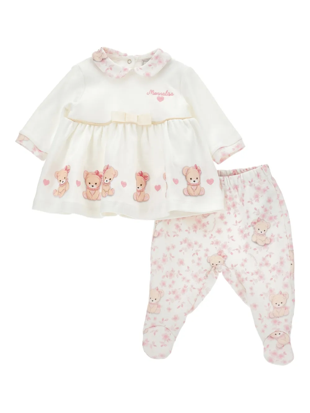 Комплект из органического хлопка Monnalisa, белый
Комплект из органического хлопка Monnalisa, белый