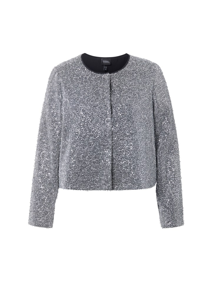 Толстовка Ulla Popken, серебряный 
Толстовка Ulla Popken, серебряный