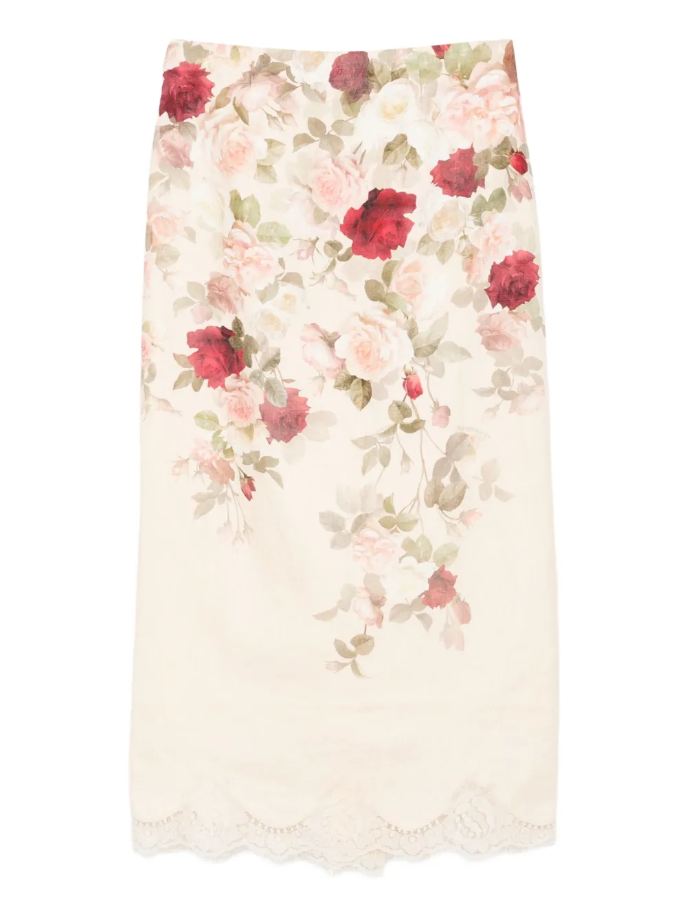 Юбка с цветочным принтом и кружевной отделкой ZIMMERMANN, нейтральный
Юбка с цветочным принтом и кружевной отделкой ZIMMERMANN, нейтральный