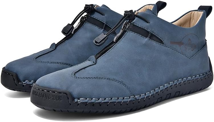 Мужские повседневные кожаные ботинки на низком каблуке с застежкой-молнией, ручной работы, комфортные туфли в стиле мокасин, доступны в черном, синем и зеленом цветах Generic
Мужские повседневные кожаные ботинки на низком каблуке с застежкой-молнией, ручной работы, комфортные туфли в стиле мокасин, доступны в черном, синем и зеленом цветах Generic