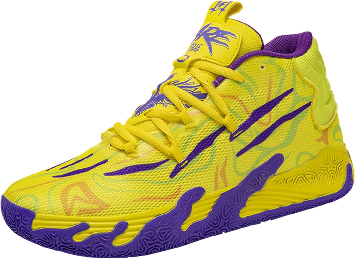 Мужские кроссовки Hopomart с шнуровкой, многоцветные, высокие для баскетбола, модные легкие беговые кроссовки, нескользящие дышащие спортивные обуви для улицы, желтый
Мужские кроссовки Hopomart с шнуровкой, многоцветные, высокие для баскетбола, модные легкие беговые кроссовки, нескользящие дышащие спортивные обуви для улицы, желтый