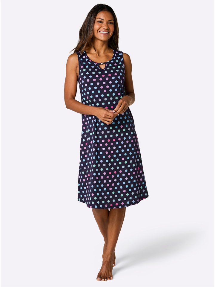 Летнее платье с принтом темно-синего и пурпурного цветов WITT WEIDEN
Летнее платье с принтом темно-синего и пурпурного цветов WITT WEIDEN