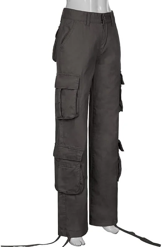 Женские карго штаны Akivide, высокие с карманами
Женские карго штаны Akivide, высокие с карманами