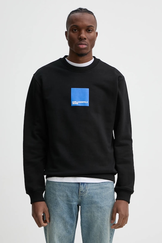 Хлопковая толстовка Karl Lagerfeld Jeans, черный
Хлопковая толстовка Karl Lagerfeld Jeans, черный