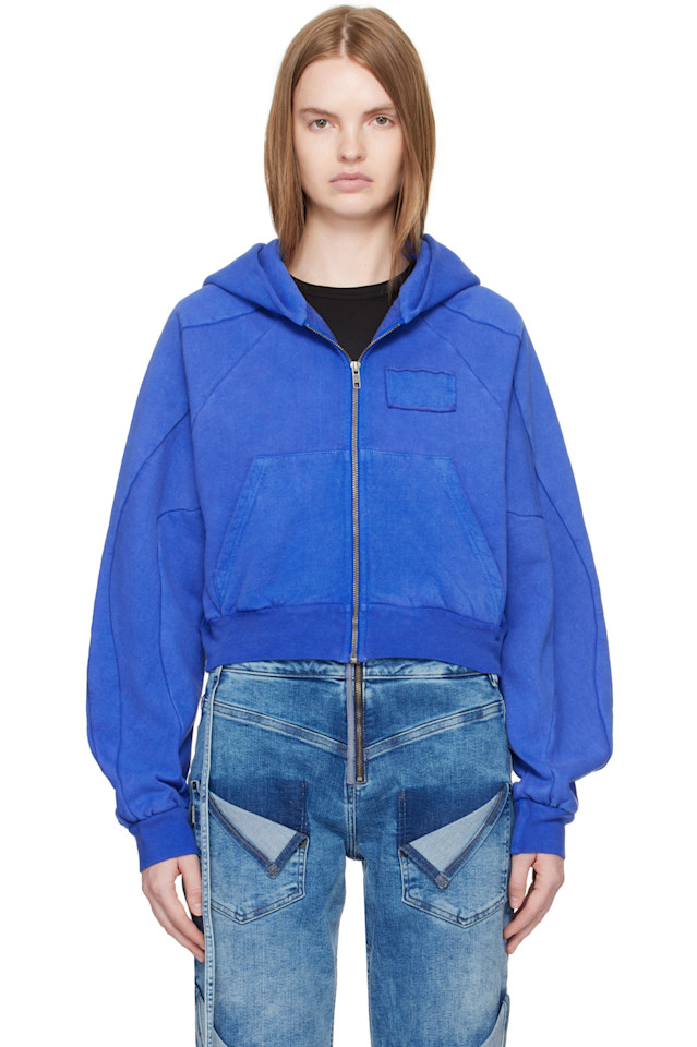 Ottolinger Синяя толстовка на молнии с многослойной отделкой
Ottolinger Синяя толстовка на молнии с многослойной отделкой