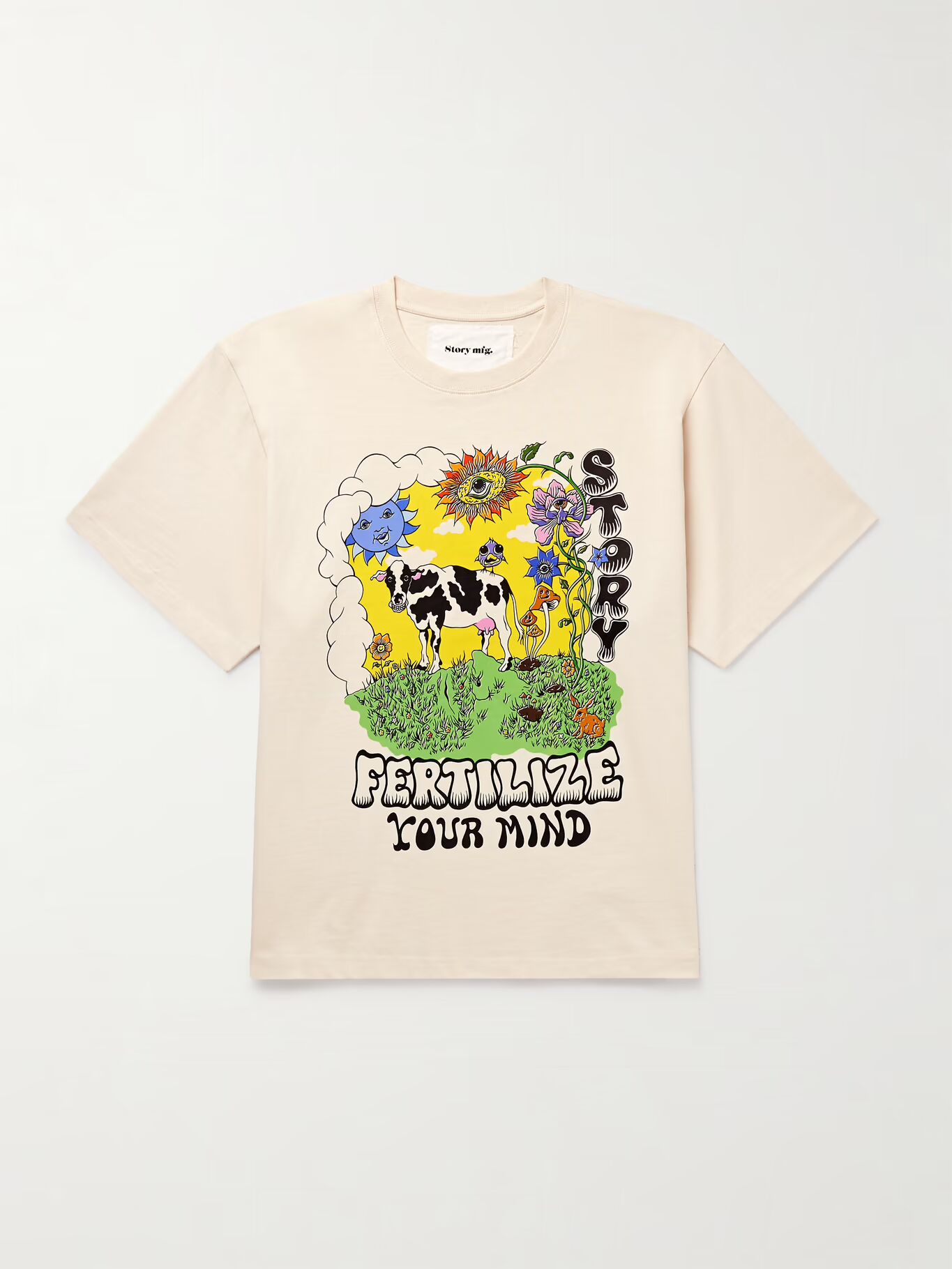 Футболка Grateful Logo-Print из органического хлопкового джерси STORY MFG., белый
Футболка Grateful Logo-Print из органического хлопкового джерси STORY MFG., белый