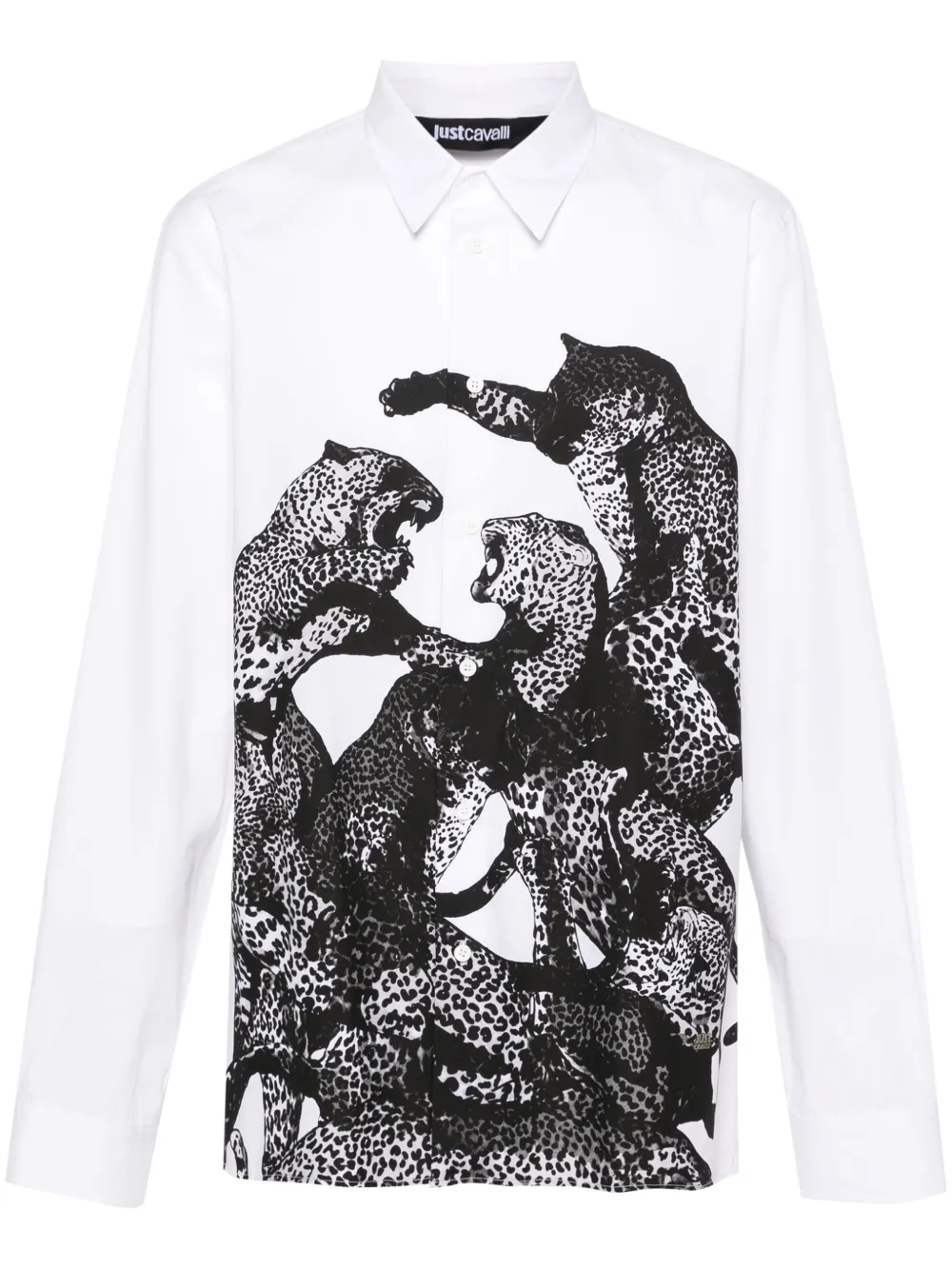 Рубашка с принтом Just Cavalli, белый 
Рубашка с принтом Just Cavalli, белый