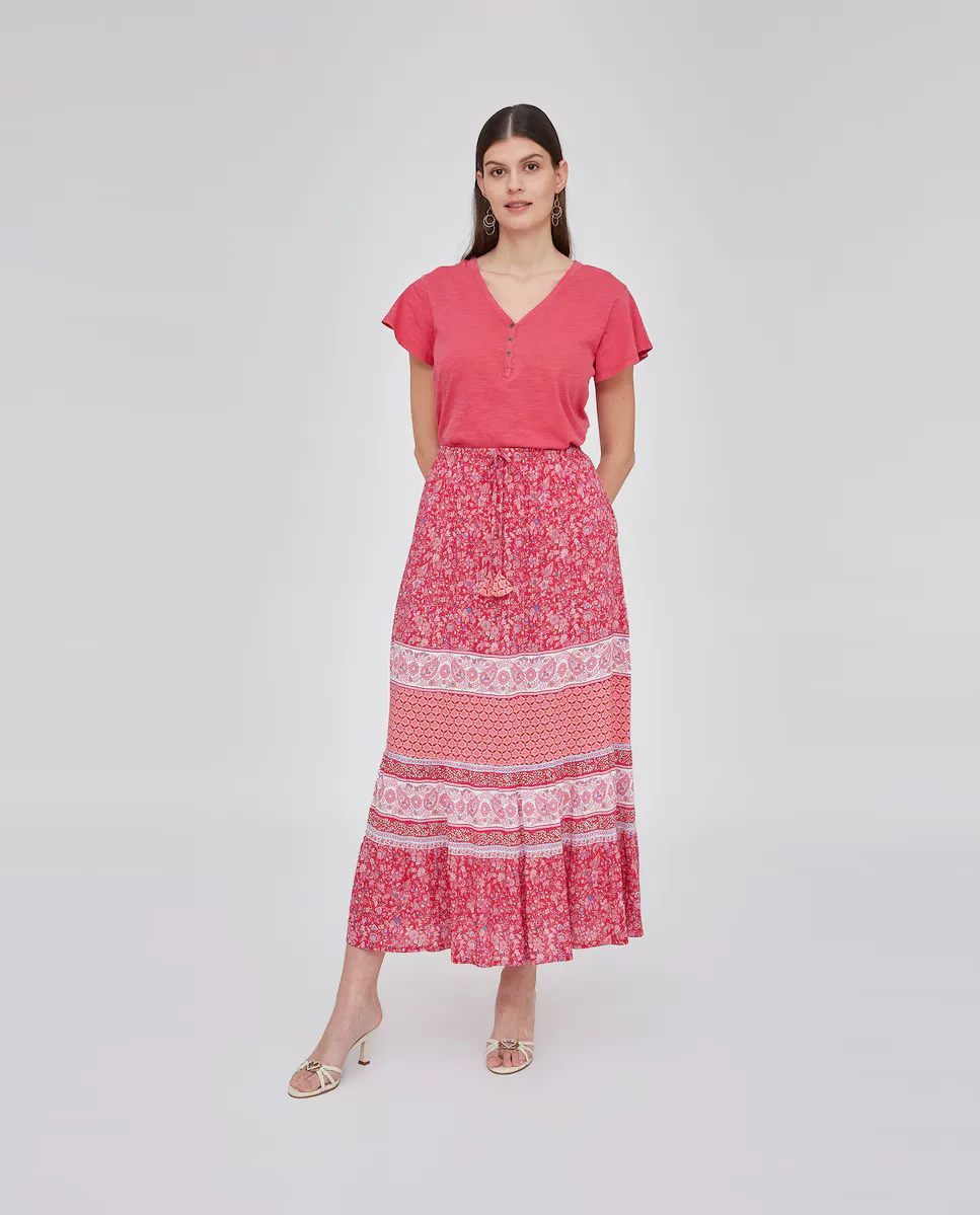 Юбка с принтом и эластичным поясом October, цвет Rosa
Юбка с принтом и эластичным поясом October, цвет Rosa