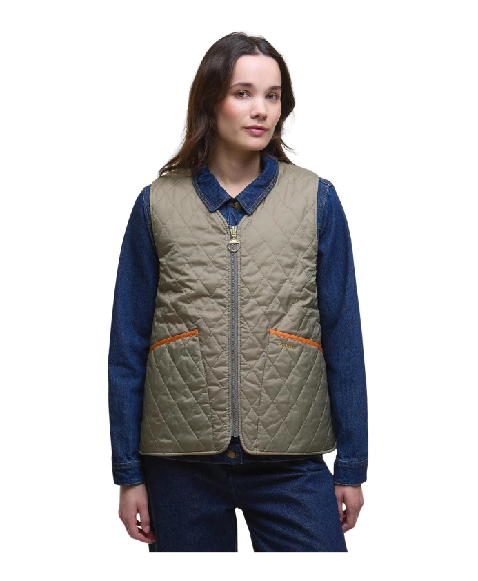 Двусторонний стеганый жилет Barbour, зеленый
Двусторонний стеганый жилет Barbour, зеленый