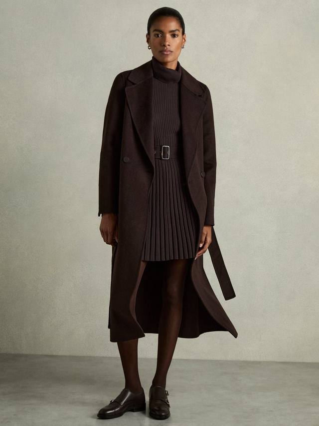 Мини-платье-джемпер в рубчик с круглым вырезом vinnie roll Reiss, коричневый
Мини-платье-джемпер в рубчик с круглым вырезом vinnie roll Reiss, коричневый