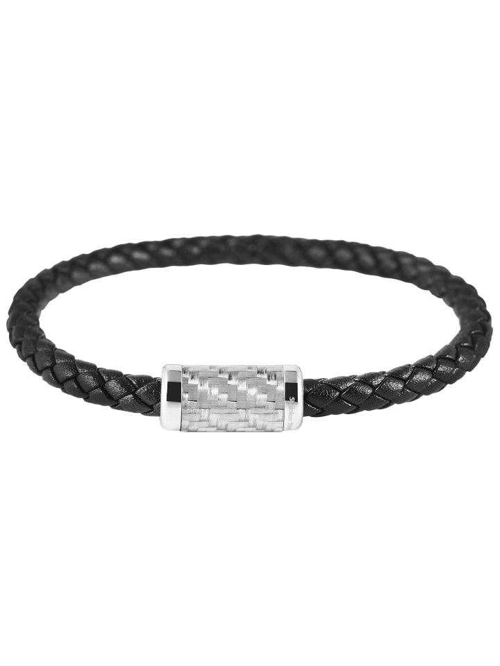 Adeliás Кожаный браслет унисекс, 19 см, черный
Adeliás Кожаный браслет унисекс, 19 см, черный