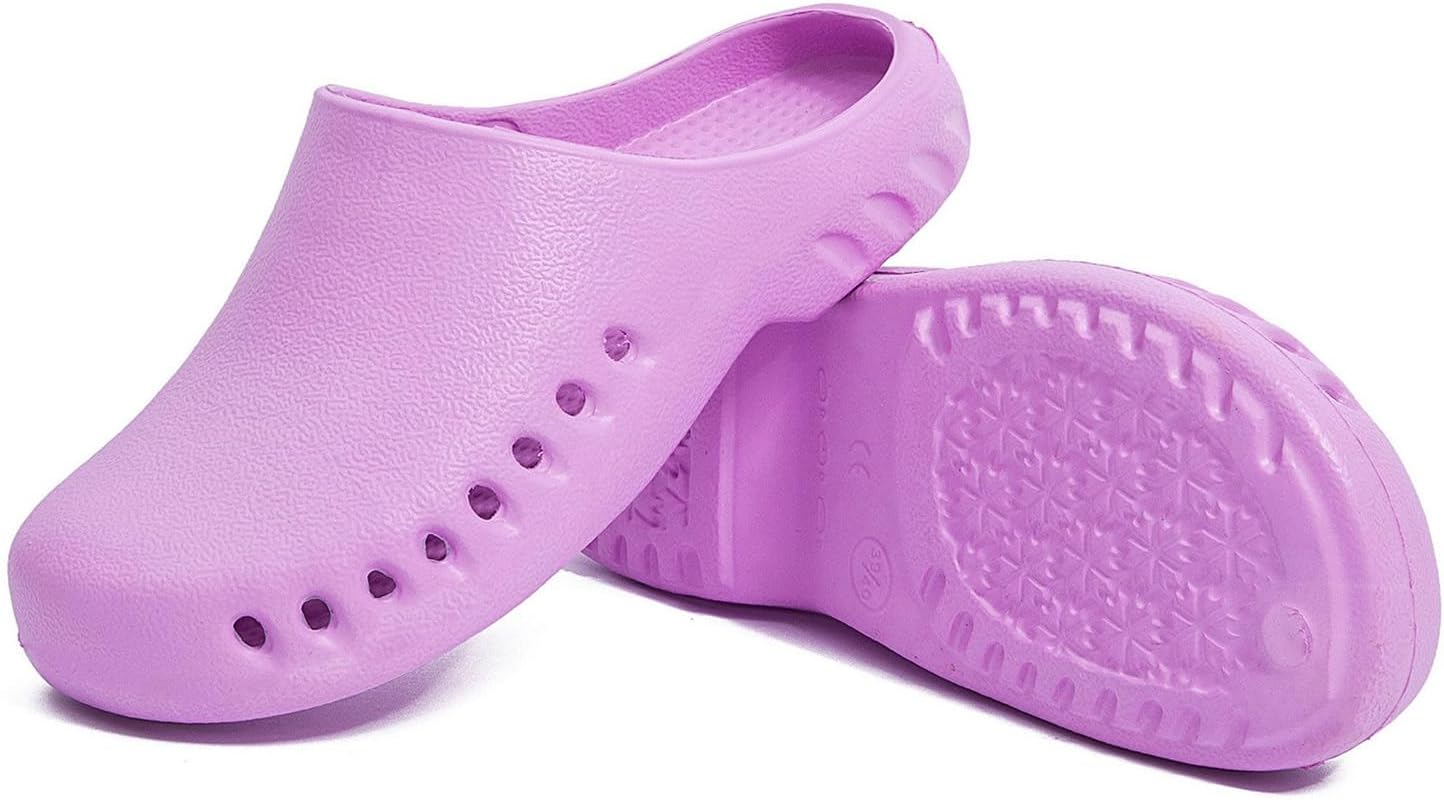 Рабочие сабо с поддержкой свода стопы, дышащие нескользящие кухонные тапочки для операционных, медсестер, врачей, садоводов, ресторанов и механиков, мягкие тапочки-шлепанцы для поваров для женщин и мужчин Shuyo, фиолетовый
Рабочие сабо с поддержкой свода стопы, дышащие нескользящие кухонные тапочки для операционных, медсестер, врачей, садоводов, ресторанов и механиков, мягкие тапочки-шлепанцы для поваров для женщин и мужчин Shuyo, фиолетовый
