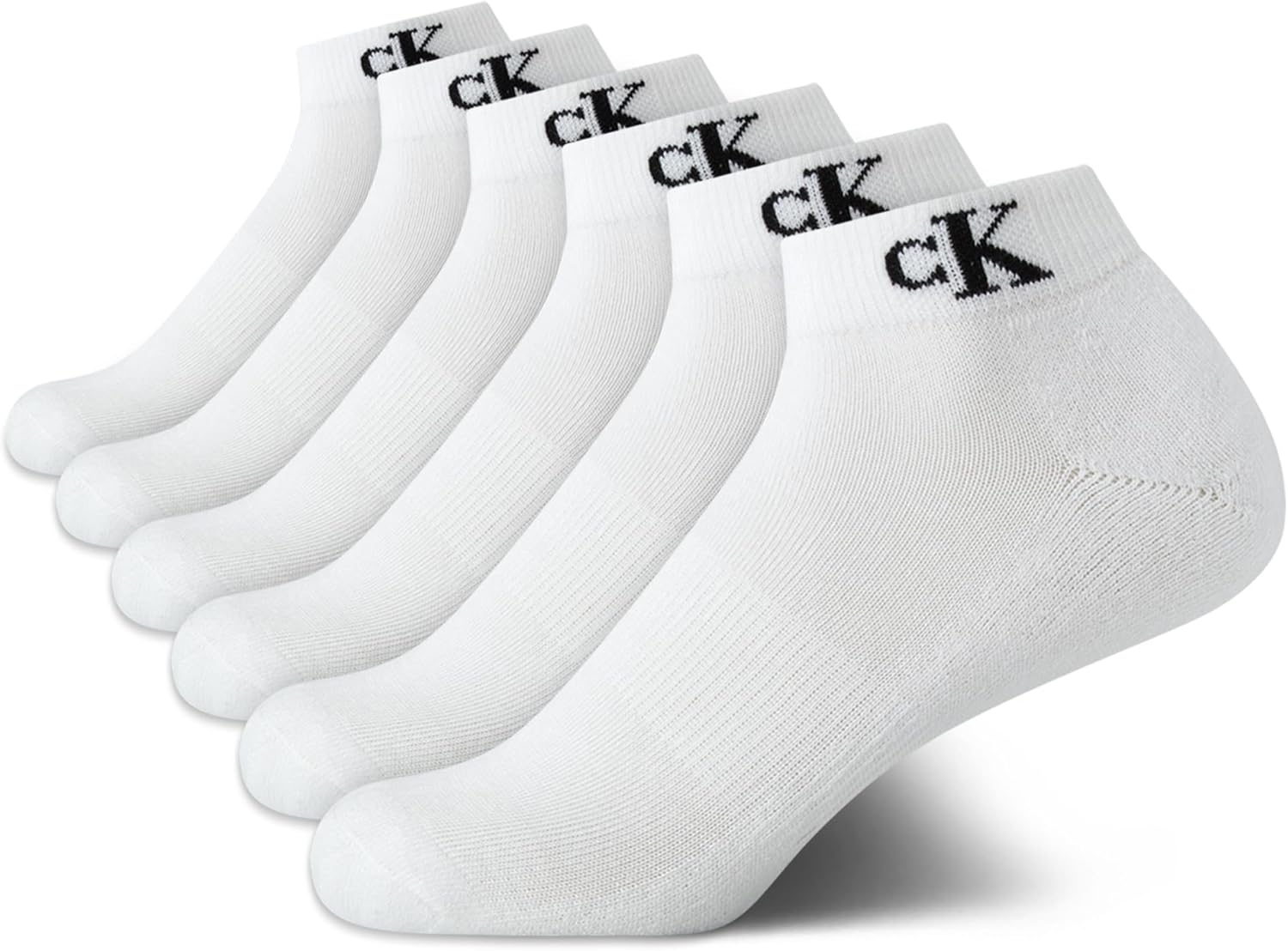 Женские носки Calvin Klein Quarter - упаковка из 6 пар носков с мягкой подошвой, дышащими и низким вырезом для бега, ходьбы и повседневной носки, White
Женские носки Calvin Klein Quarter - упаковка из 6 пар носков с мягкой подошвой, дышащими и низким вырезом для бега, ходьбы и повседневной носки, White