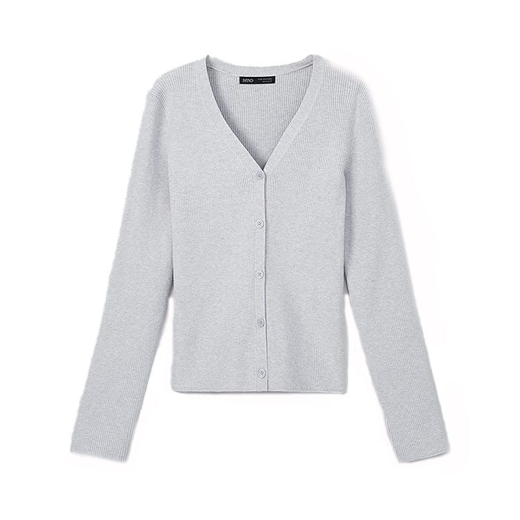 Кардиган женский V-образный вырез умеренной длины SPAO, heather серый
Кардиган женский V-образный вырез умеренной длины SPAO, heather серый