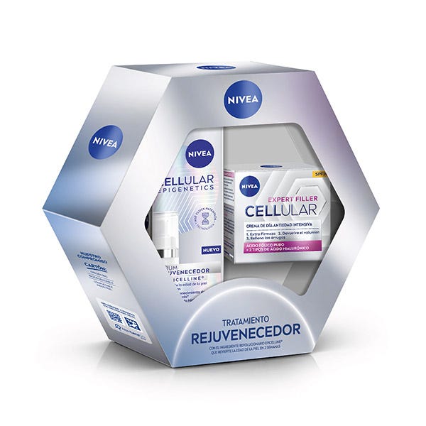 Сыворотка epigenetics + дневной крем cellular expert NIVEA Tratamiento Rejuvenecedor
Сыворотка epigenetics + дневной крем cellular expert NIVEA Tratamiento Rejuvenecedor