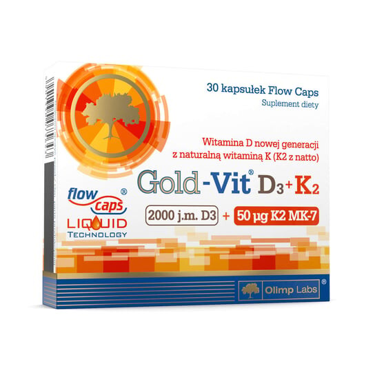 Olimp Gold-Vit D3+K2 2000 МЕ - 30 капсул Olimp Labs
Olimp Gold-Vit D3+K2 2000 МЕ - 30 капсул Olimp Labs