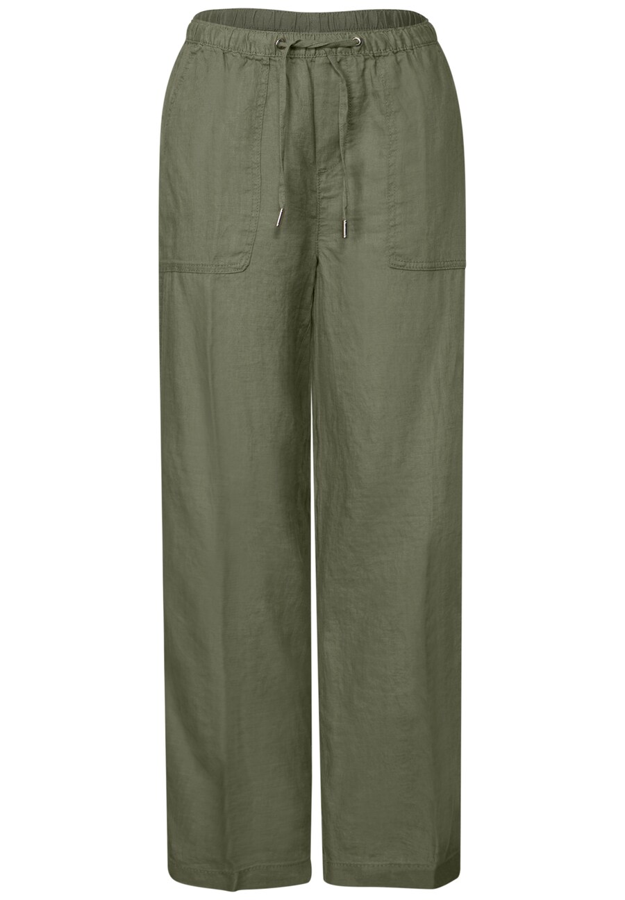 Брюки свободного кроя Street One Studio, зеленый
Брюки свободного кроя Street One Studio, зеленый