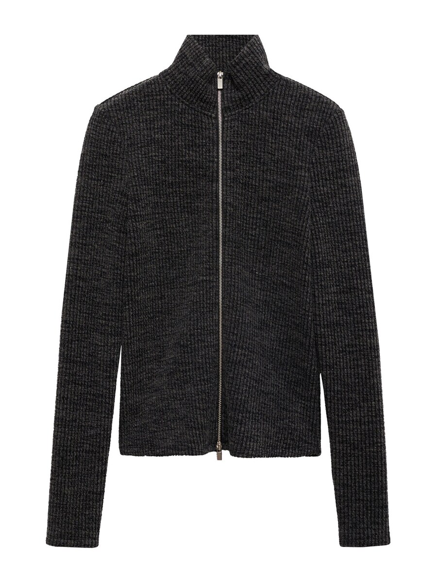 Вязаный кардиган MANGO NECA, антрацит 
Вязаный кардиган MANGO NECA, антрацит