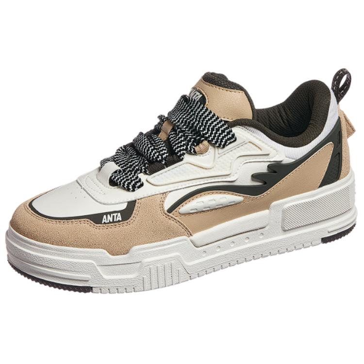 Антиударные износостойкие низкие скейтерские кроссовки мужские бело-коричневые Anta
Антиударные износостойкие низкие скейтерские кроссовки мужские бело-коричневые Anta