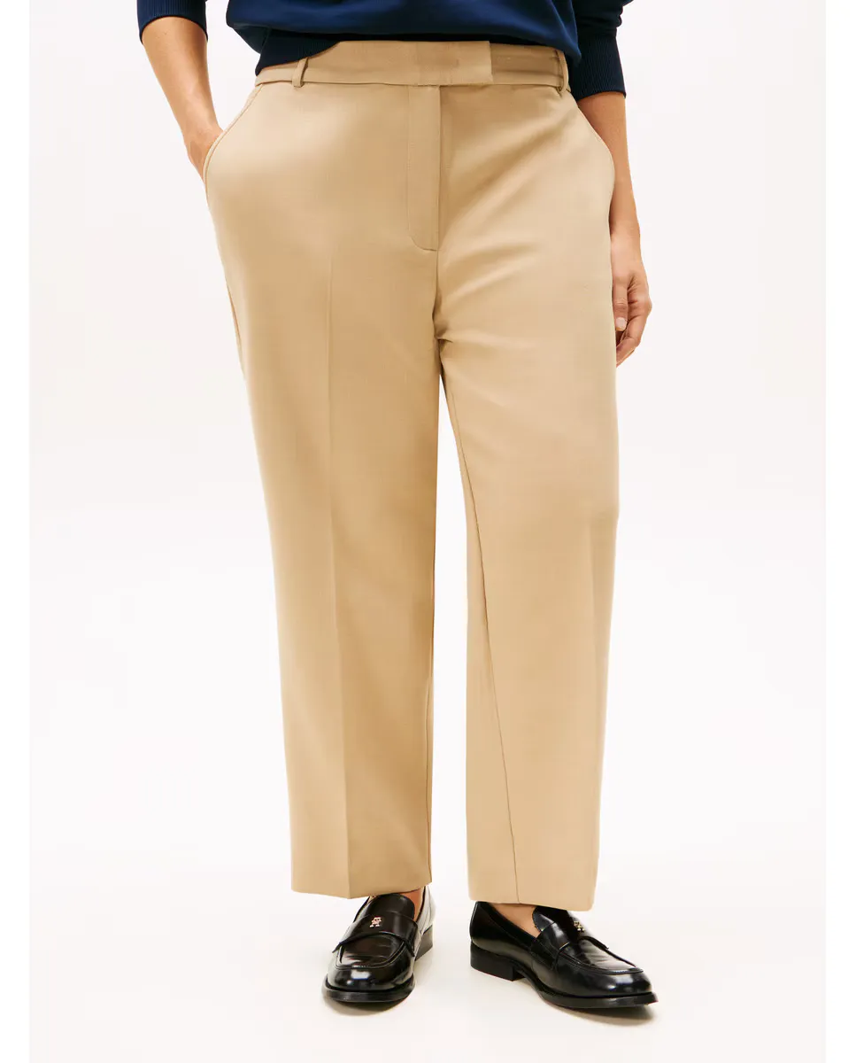 Женские прямые брюки со средней талией Tommy Hilfiger Curve, бежевый
Женские прямые брюки со средней талией Tommy Hilfiger Curve, бежевый