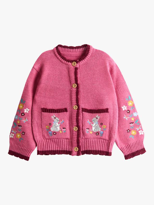 Детский кардиган из шерстяной смеси с кроликом JoJo Maman Bébé, Rose
Детский кардиган из шерстяной смеси с кроликом JoJo Maman Bébé, Rose