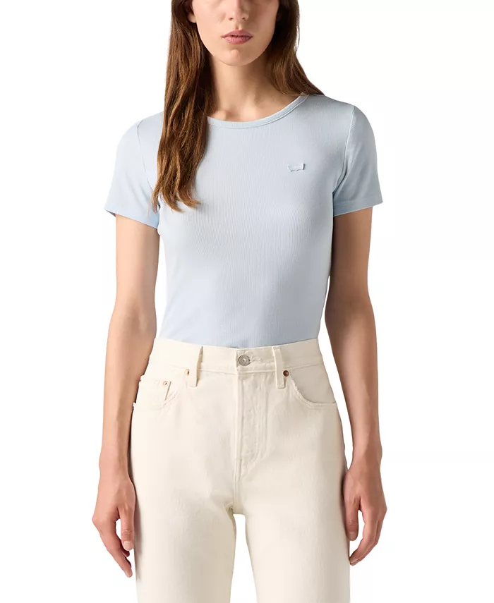 Женская футболка Hayes с коротким рукавом и круглым вырезом, приталенная Levi's, синий
Женская футболка Hayes с коротким рукавом и круглым вырезом, приталенная Levi's, синий