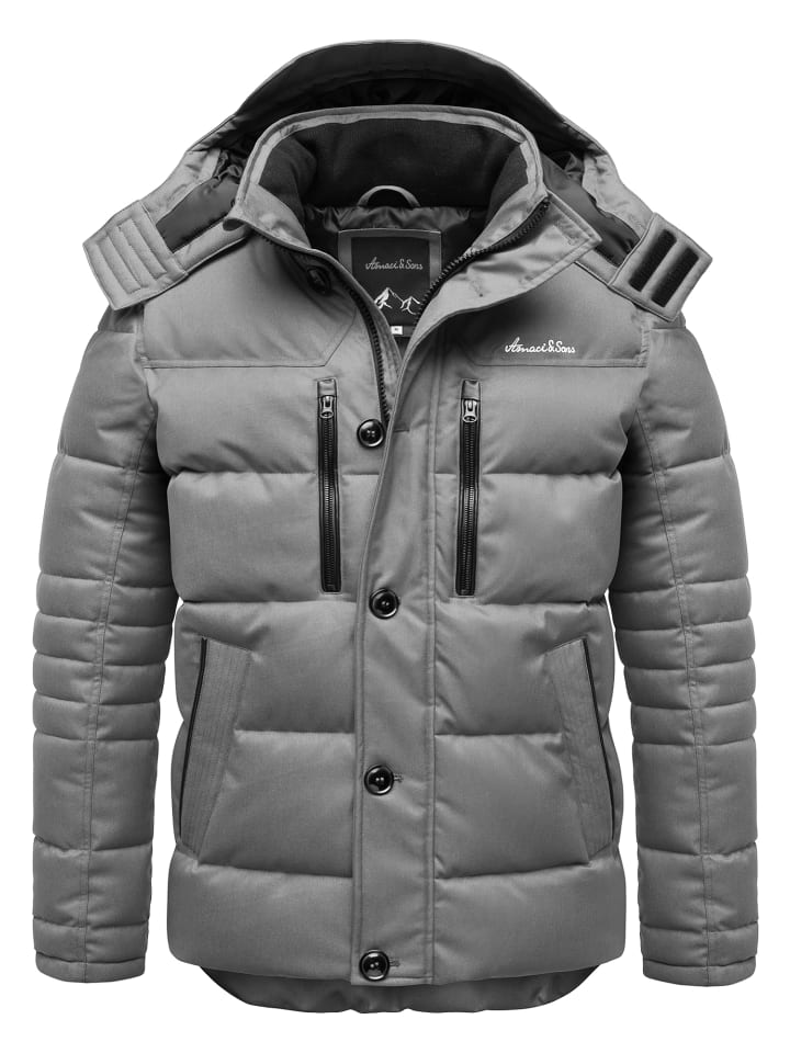 Зимняя куртка WACO серого цвета Amaci&Sons
Зимняя куртка WACO серого цвета Amaci&Sons
