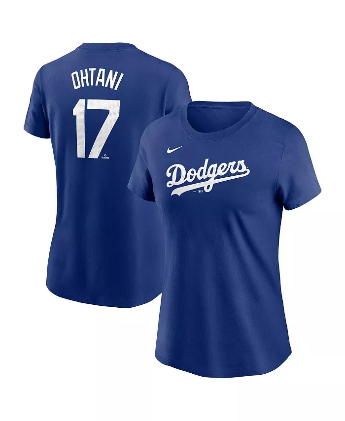 Женская футболка Shohei Ohtani Royal Los Angeles Dodgers 2024 Fuse с именем и номером Nike
Женская футболка Shohei Ohtani Royal Los Angeles Dodgers 2024 Fuse с именем и номером Nike