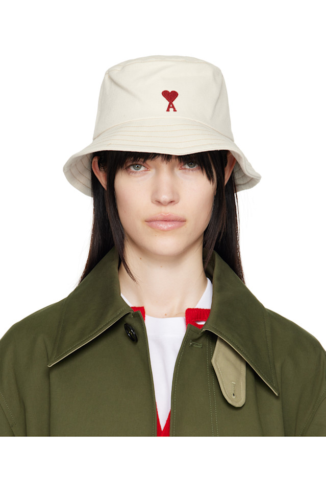 Хлопковая вышитая шляпа-ведро Ami de Coeur Ami Paris, белый
Хлопковая вышитая шляпа-ведро Ami de Coeur Ami Paris, белый