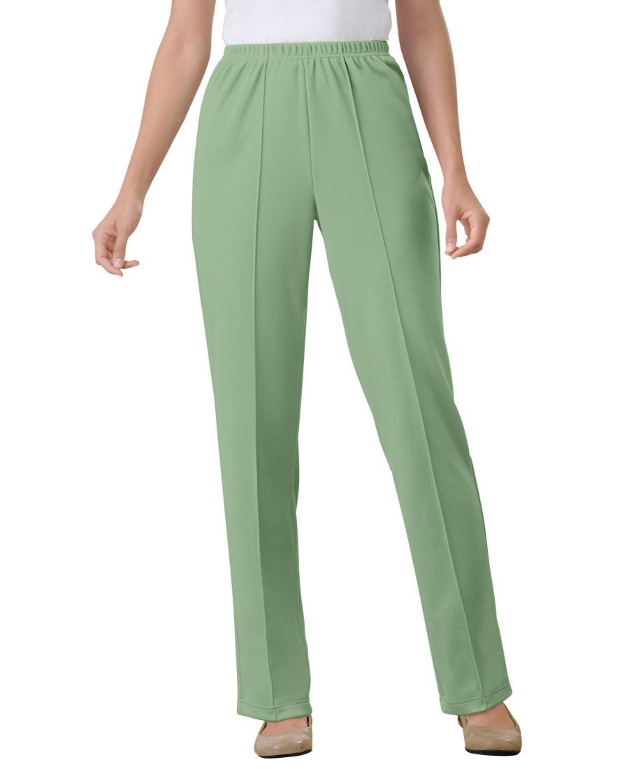 Женские трикотажные брюки Within с эластичным поясом, которые легко надеваются и не требуют особого ухода Woman Within, Sage
Женские трикотажные брюки Within с эластичным поясом, которые легко надеваются и не требуют особого ухода Woman Within, Sage